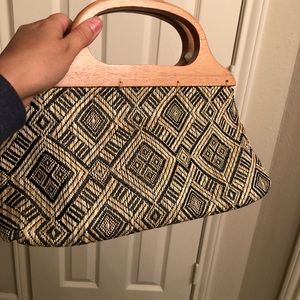 NY Company straw Purse